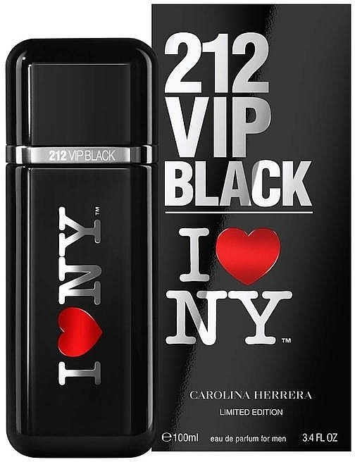 Levně Carolina Herrera 212 VIP Black I Love NY Limited Edition - EDP 100 ml