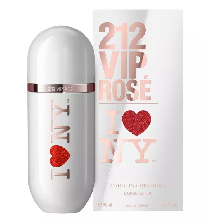 Levně Carolina Herrera 212 VIP Rose I Love NY Limited Edition - EDP 80 ml