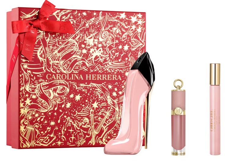 Carolina Herrera Good Girl Blush - EDP 80 ml + lesk na rty 5 ml + EDP 10 ml