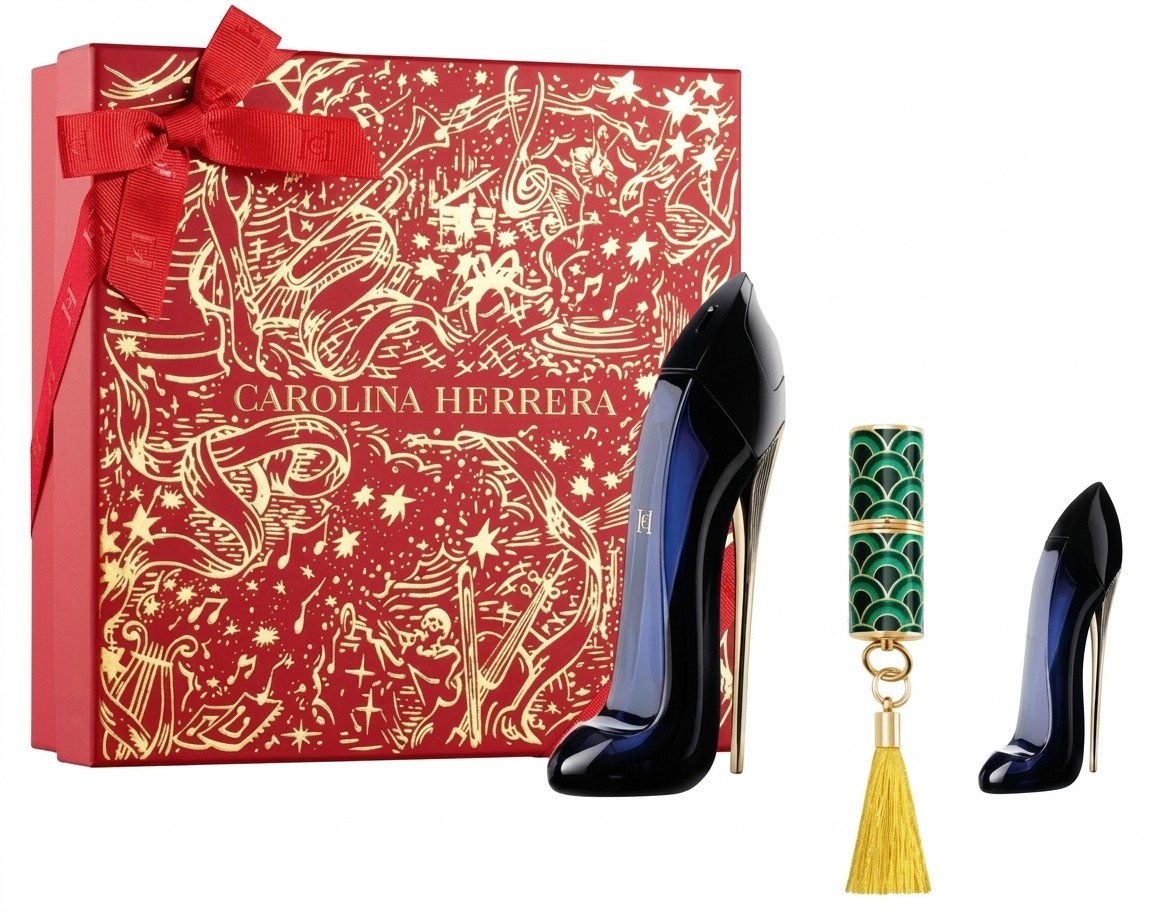 Carolina Herrera Good Girl - EDP 80 ml + EDP 7 ml + rtěnka 1 g
