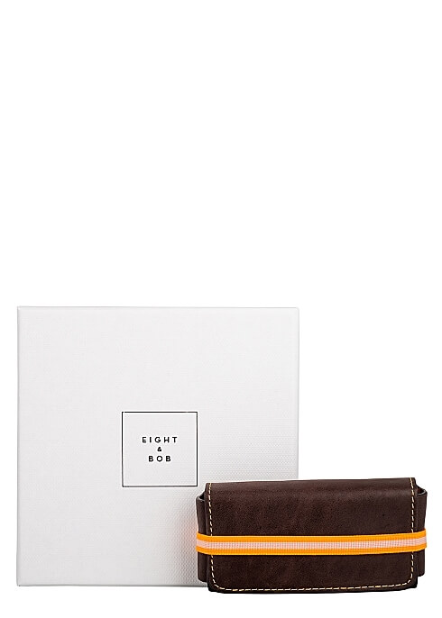Eight & Bob Chocolate Brown Leather - pouzdro na parfém 30 ml