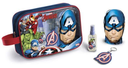 EP Line Avengers - EDT 90 ml + fürdőhab 300 ml + kulcstartó + kozmetikai táska