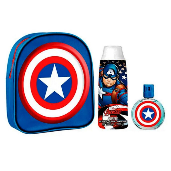 Levně EP Line Captain America - EDT 50 ml + batoh + sprchový gel 300 ml
