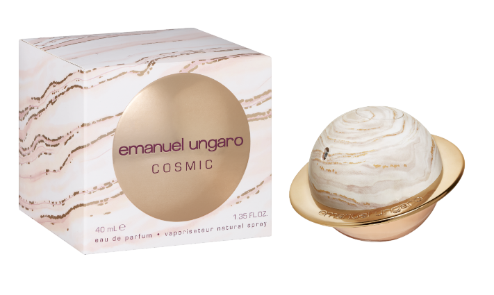 Parfém Emanuel Ungaro Cosmic v krabičce, modrá barva