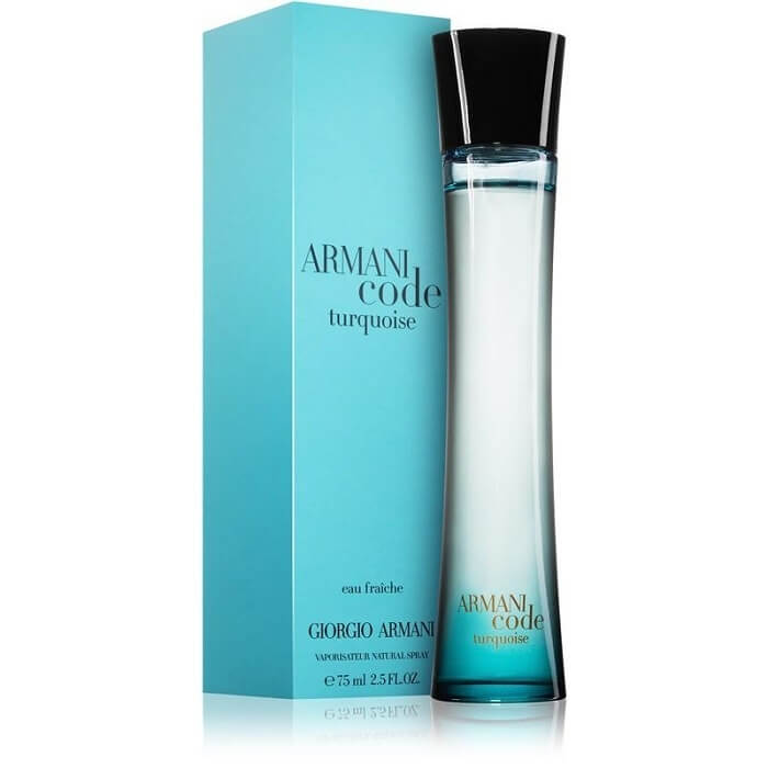 Giorgio Armani Code Turquoise For Women - EDT 2 ml - odstřik s rozprašovačem