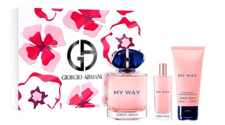 Giorgio Armani My Way - EDP 90 ml (plnitelná) + tělové mléko 50 ml + EDP 15 ml