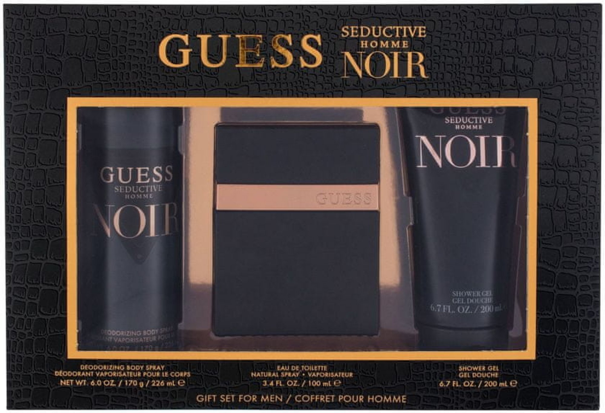 Guess Seductive Noir Homme - EDT 100 ml + sprchový gel 200 ml + deodorant 226 ml + 2 mesiace na vrátenie tovaru