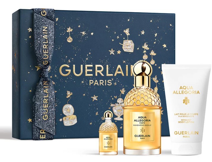 Guerlain Aqua Allegoria Forte Mandarine Basilic - EDP 125 ml + tělové mléko 75 ml + EDP 7,5 ml