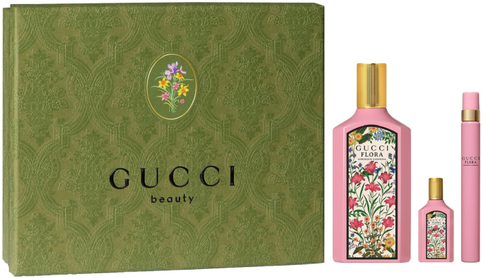 Levně Gucci Flora By Gucci Gorgeous Gardenia Spring Edition - EDP 100 ml + EDP 10 ml + EDP 5 ml