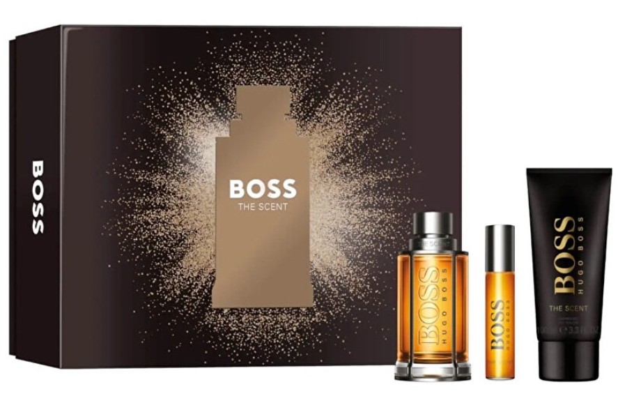 Levně Hugo Boss Boss The Scent - EDT 100 ml + sprchový gel 100 ml + EDT 10 ml