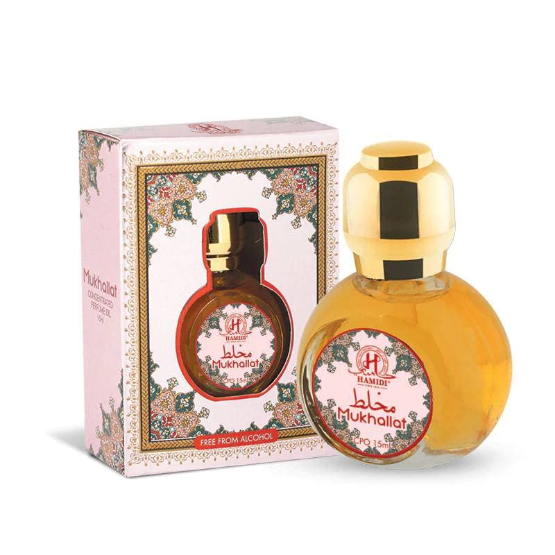 Levně Hamidi Hamidi Mukhallat - koncentrovaný parfémovaný olej bez alkoholu 15 ml