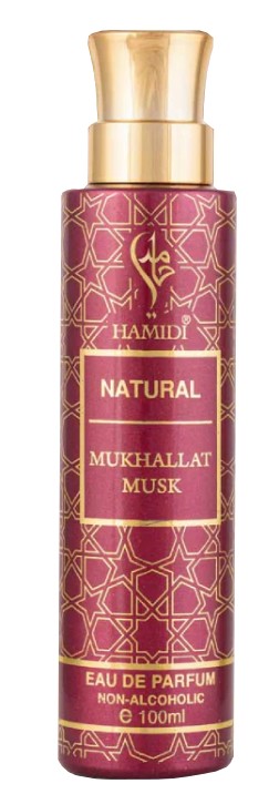 Hamidi Natural Mukhallat Musk - parfémová voda bez alkoholu 100 ml