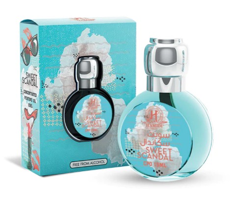 Levně Hamidi Sweet Scandal - koncentrovaný parfémovaný olej bez alkoholu 15 ml