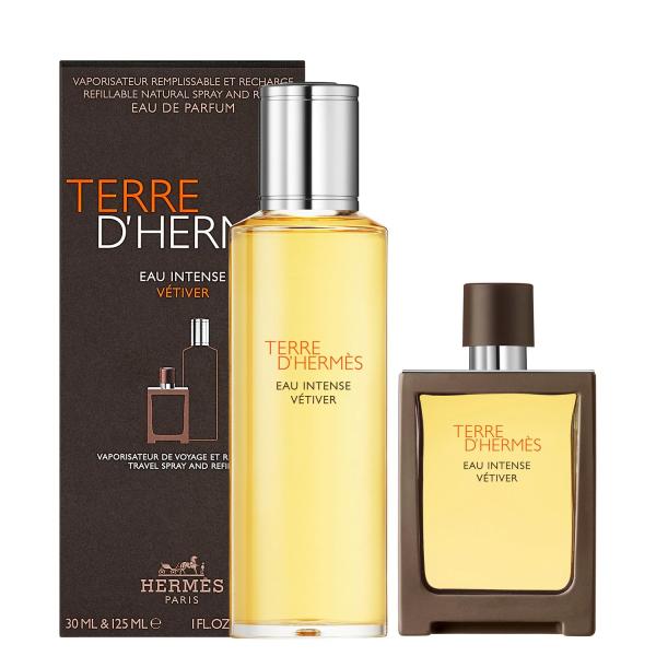 Hermes Terre D`Hermes Eau Intense Vetiver - EDP 30 ml (plnitelný) + náplň 125 ml