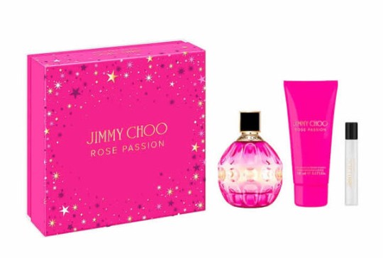 Jimmy Choo Rose Passion - EDP 100 ml + tělové mléko 100 ml + EDP 10 ml