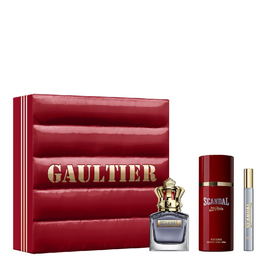 Jean P. Gaultier Scandal For Him - EDT 50 ml + deodorant ve spreji 150 ml + EDT 10 ml