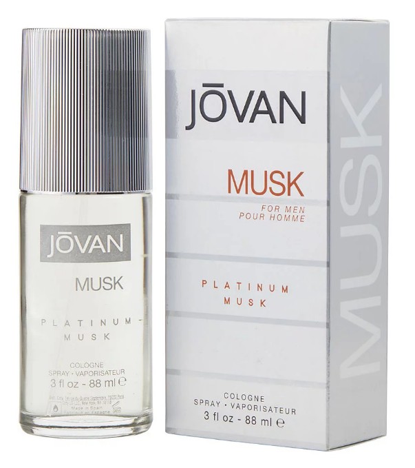 Jovan Platinum Musk For Men - EDC 88 ml