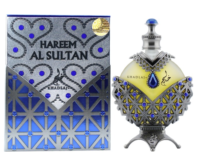Khadlaj Hareem Sultan Blue - koncentrovaný parfémovaný olej bez alkoholu 35 ml