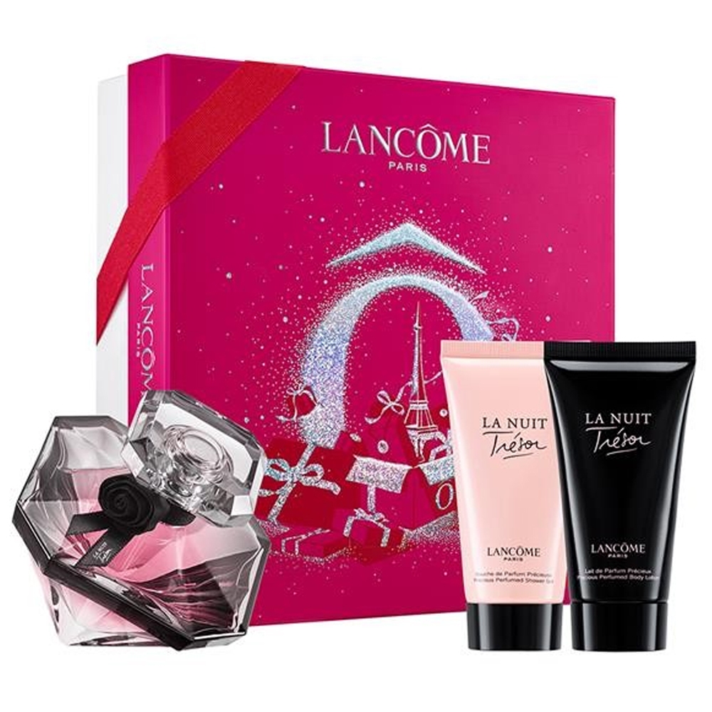 Lancôme La Nuit Trésor - EDP 50 ml + telové mlieko 50 ml + sprchový gél 50 ml