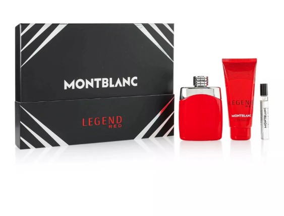 Mont Blanc Legend Red - EDP 100 ml + sprchový gel 100 ml + EDP 7,5 ml