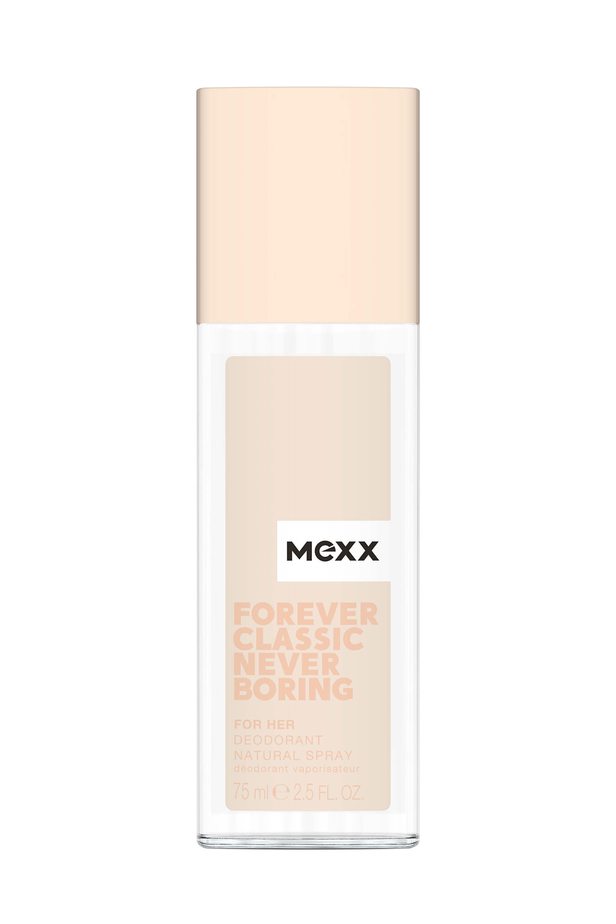 Mexx Forever Classic Never Boring for Her - deodorant s rozprašovačem 75 ml