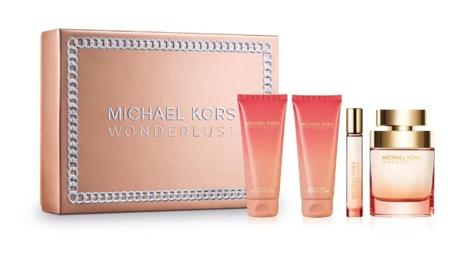 Michael Kors Wonderlust - EDP 100 ml + sprchový gel 100 ml + tělové mléko 100 ml + EDP 10 ml