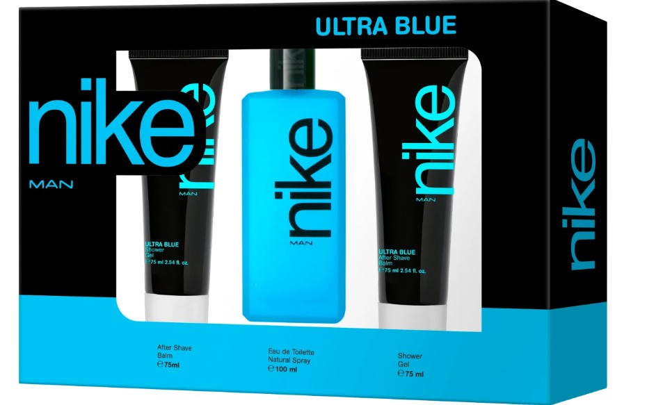 Levně Nike Ultra Blue Man - EDT 100 ml + sprchový gel 75 ml + balzám po holení 75 ml