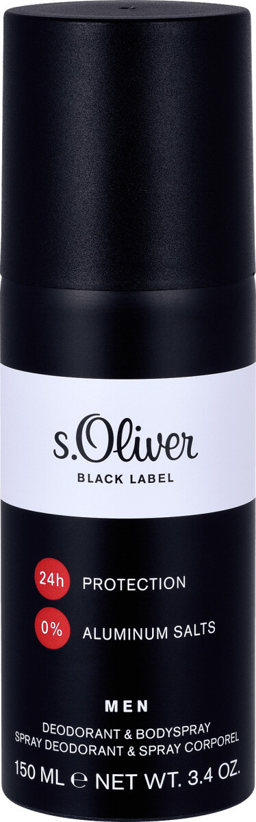 s.Oliver Black Label - deodorant ve spreji 150 ml