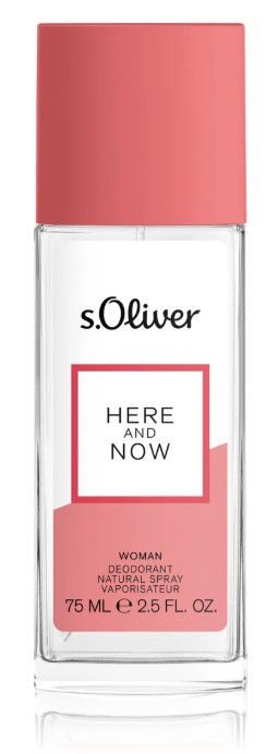 s.Oliver Here & Now For Women - dezodorant s rozprašovačom 75 ml