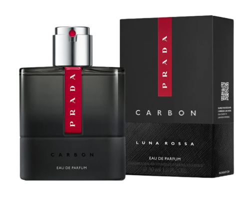 Mužský parfém Prada Luna Rossa Carbon v průhledné lahvičce