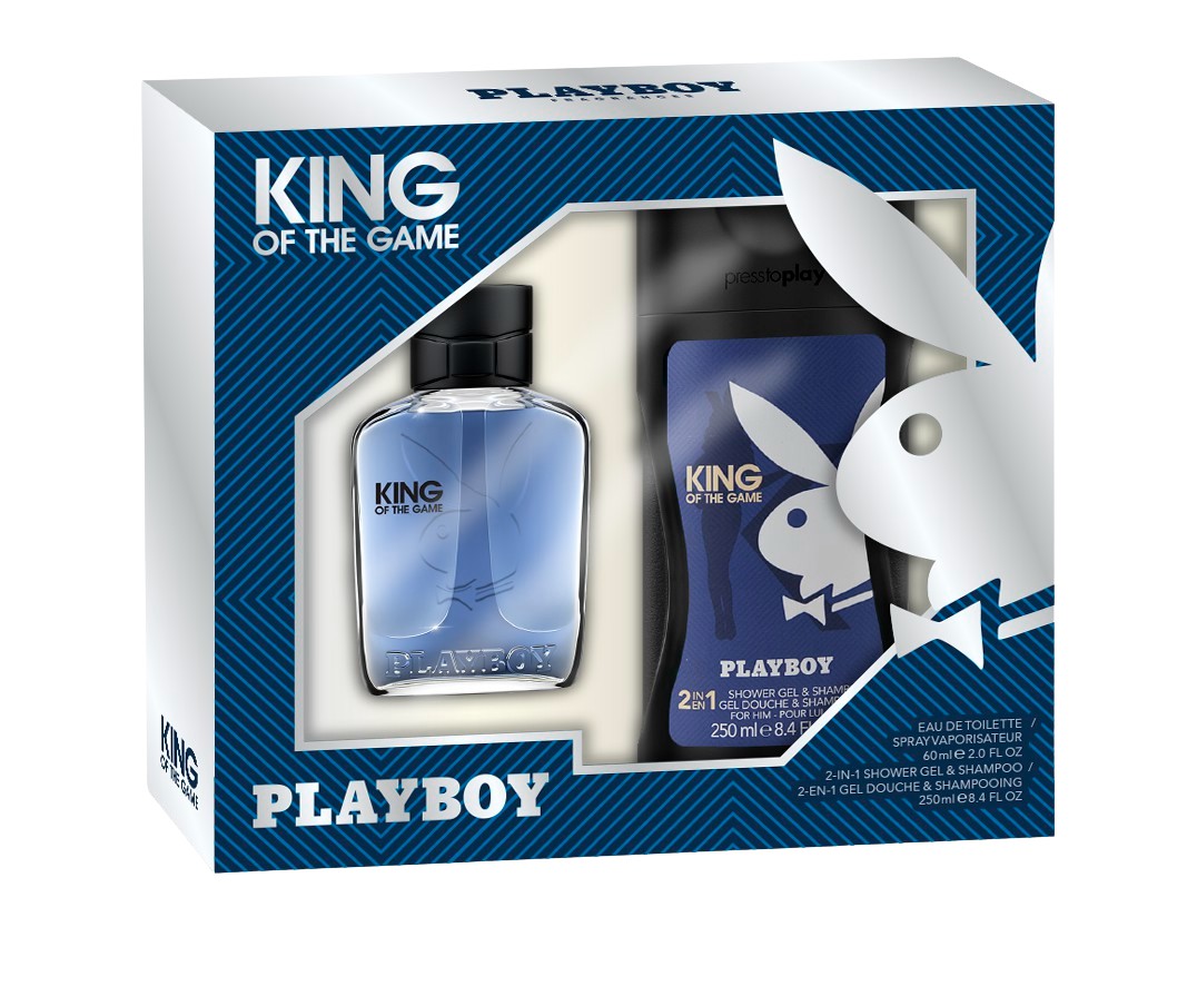 Playboy King Of The Game - EDT 60 ml + sprchový gel 250 ml