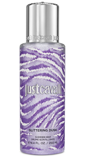 Roberto Cavalli Just Cavalli Glittering Dusk rozjasňující mlha na tělo pro ženy 250 ml