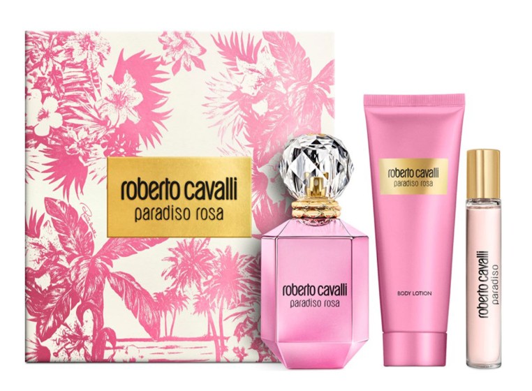 Roberto Cavalli Paradiso Rosa - EDP 75 ml + tělové mléko 100 ml + EDP 15 ml