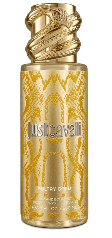 Roberto Cavalli Sultry Gold - tělový a vlasový sprej 250 ml