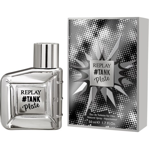 Replay Tank Plate For Him - EDT 50 ml