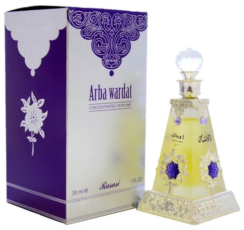 Rasasi Arba Wardat - parfémovaný olej 30 ml