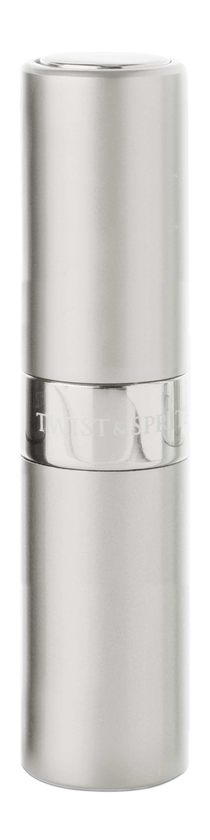 Twist & Spritz Twist & Spritz - plnitelný rozprašovač parfémů 8 ml (lesklá stříbrná)