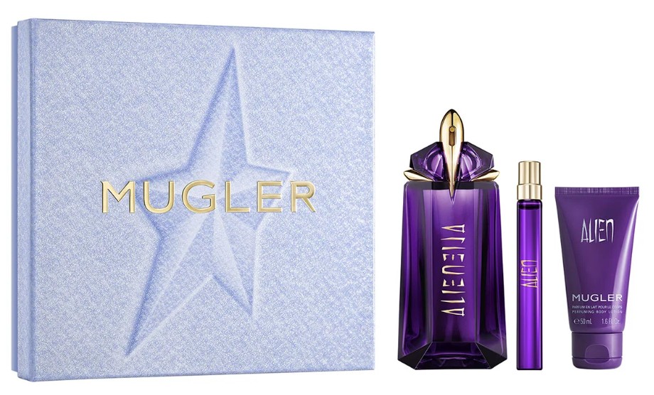 Thierry Mugler Alien - EDP 90 ml (reîncărcabilă) + loțiune de corp 50 ml + EDP 10 ml