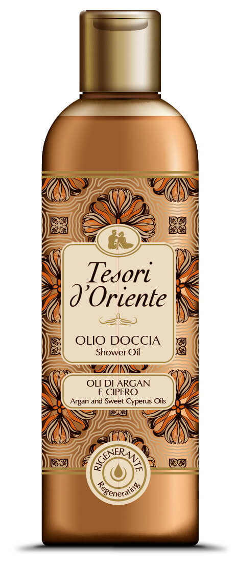 Tesori d´Oriente Sprchový Arganový a cyperový olej 250 ml
