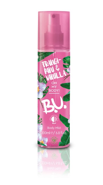 B.U. Frangipani & Vanilla - tělový sprej 200 ml