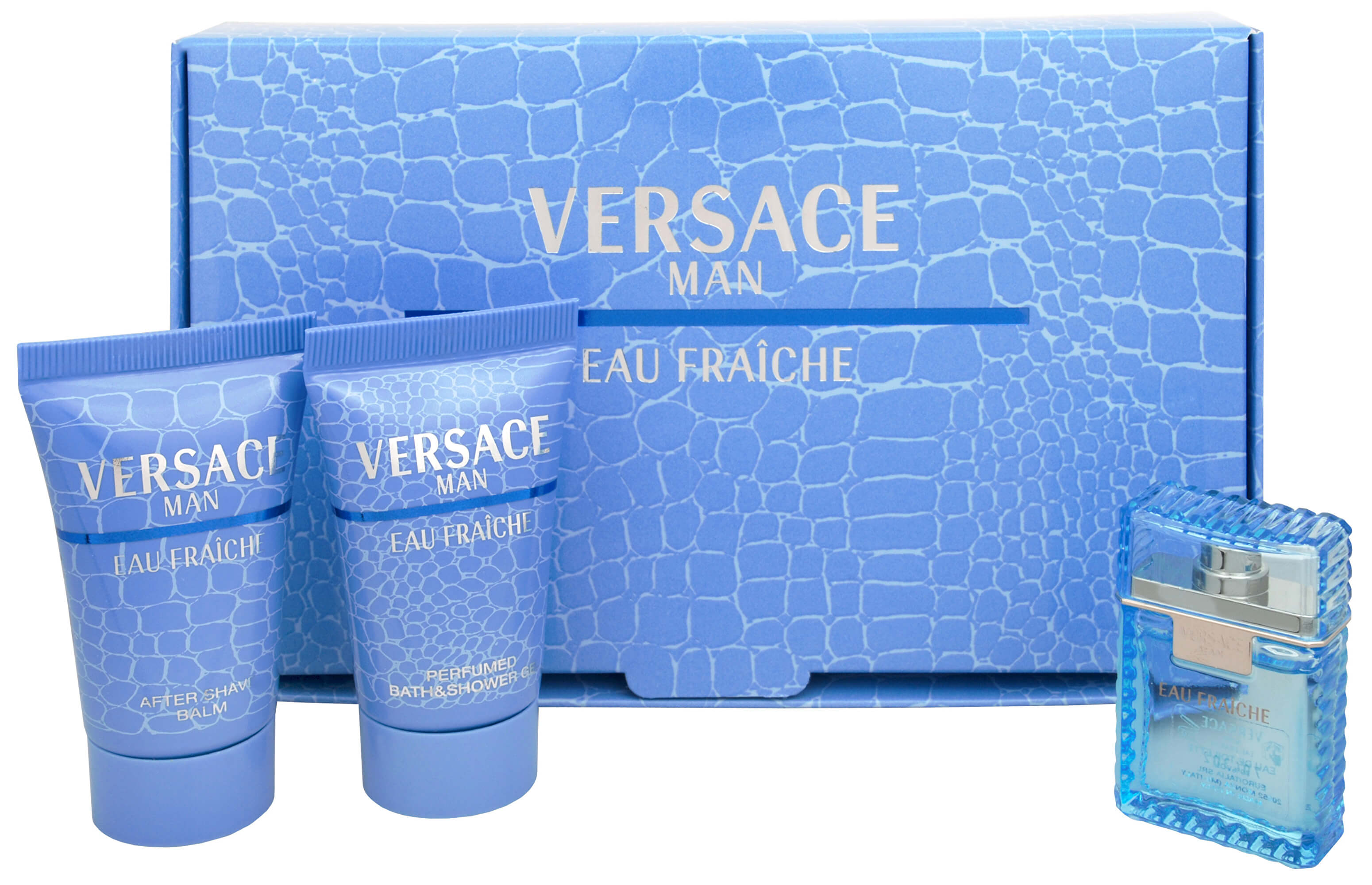 Versace Eau Fraiche Man - EDT 5 ml + sprchový gel 25 ml + balzám po holení 25 ml + 2 mesiace na vrátenie tovaru