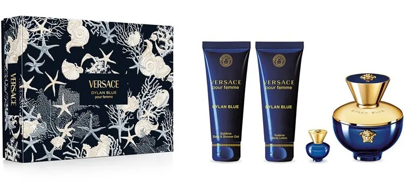 Pour Femme Dylan Blue - EDP 100 ml + tělové mléko 100 ml + sprchový gel 100 ml + EDP 5 ml