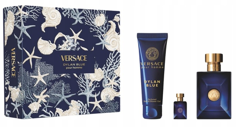 Versace Versace Pour Homme Dylan Blue - EDT 100 ml + sprchový gel 150 ml + EDT 5 ml