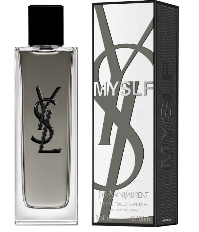 Mužská toaletní voda Yves Saint Laurent MYSLF Intense v krabičce