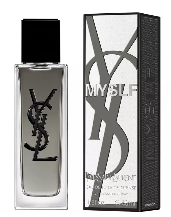 Mužská toaletní voda Yves Saint Laurent MYSLF Intense ve skleněné lahvičce