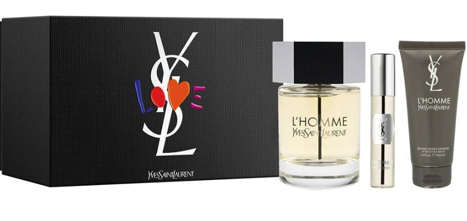 Yves Saint Laurent L´Homme - EDT 100 ml + balsam după ras 50 ml + EDT 10 ml