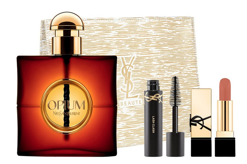 Yves Saint Laurent Opium 2009 - EDP 90 ml + mascara 2 ml + ruj 1,3 g + geantă cosmetică