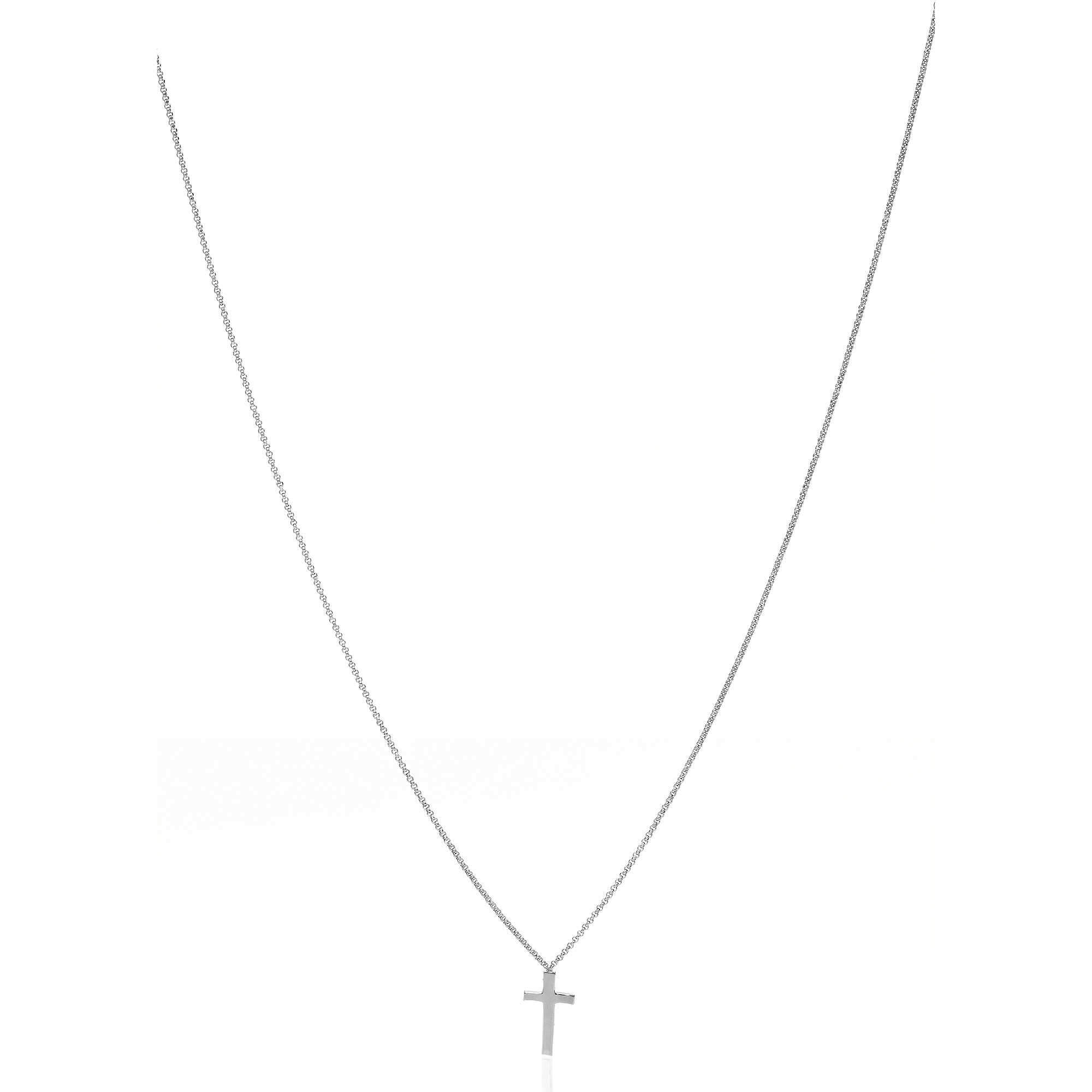 Amen Originální stříbrný náhrdelník Cross CLCB4