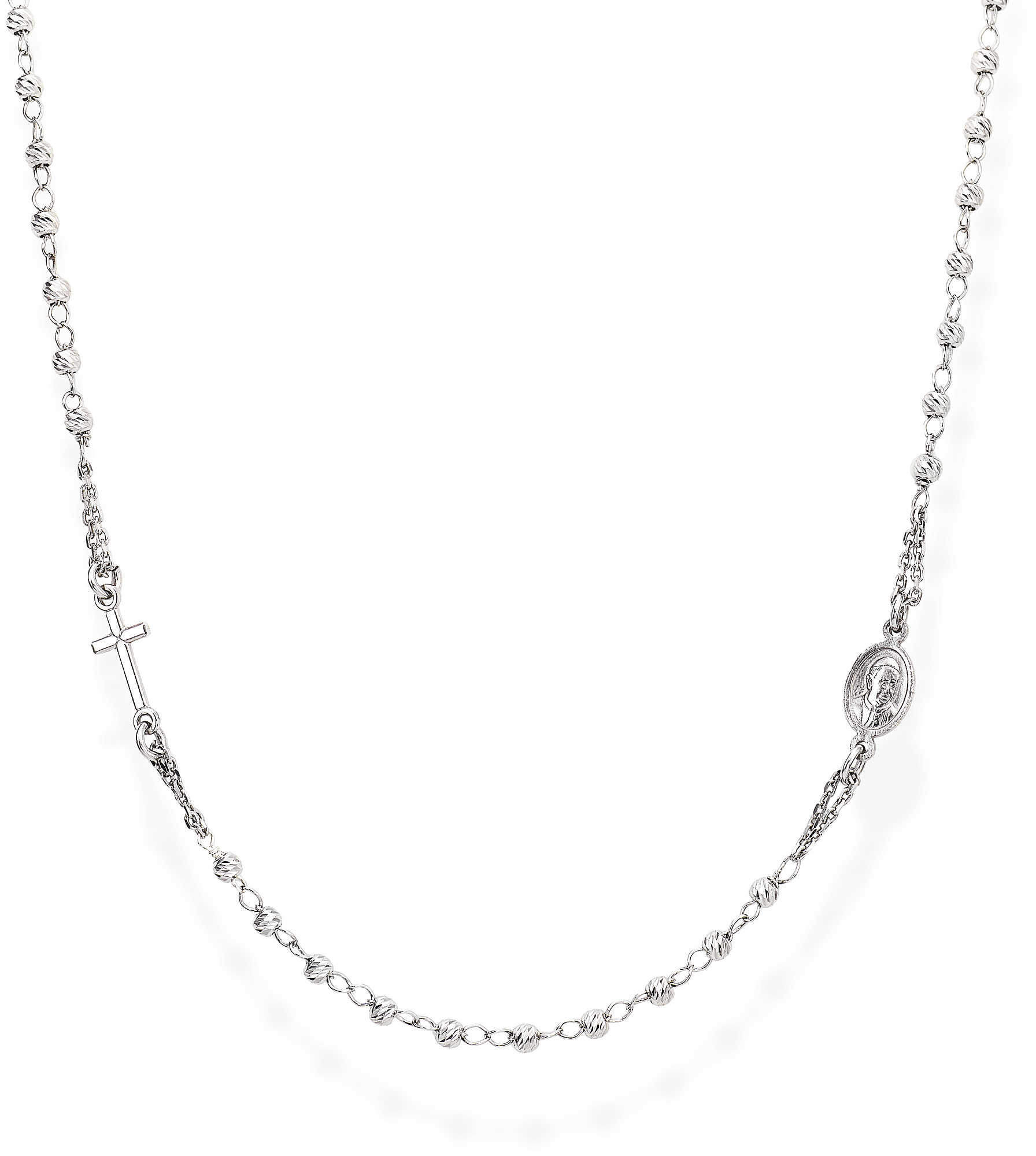 Amen Originální stříbrný náhrdelník Rosary CROBD3
