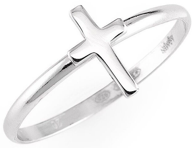 Amen Originální stříbrný prsten Pray, Love ACB 54 mm